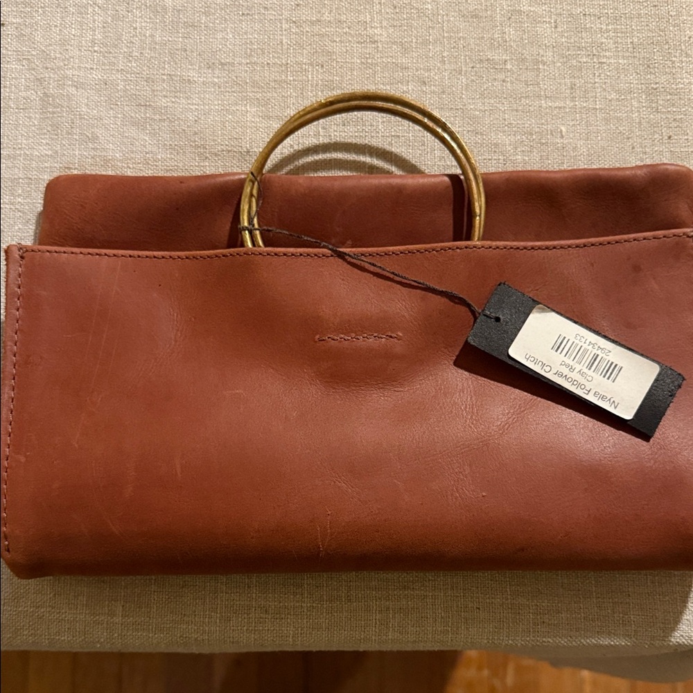 Parker Clay-Nyala Foldover Clutch; Leather Handbag; never used. Retails for $178